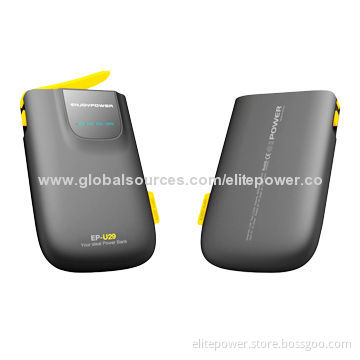 Dual-USB Port Power Banks for iPad 3, iPhone, HTC, Samsung and Nokia with 6,800mAh Capacity